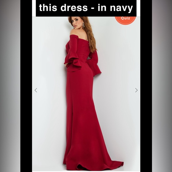 Jovani - Off Shoulder Style #07065 - Picture 2 of 11